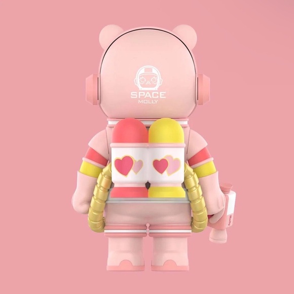 POP MART MEGA Space Molly 400%+100% Combo Love-a-Lot Care Bear 💯AUTHENTIC - Picture 10 of 11